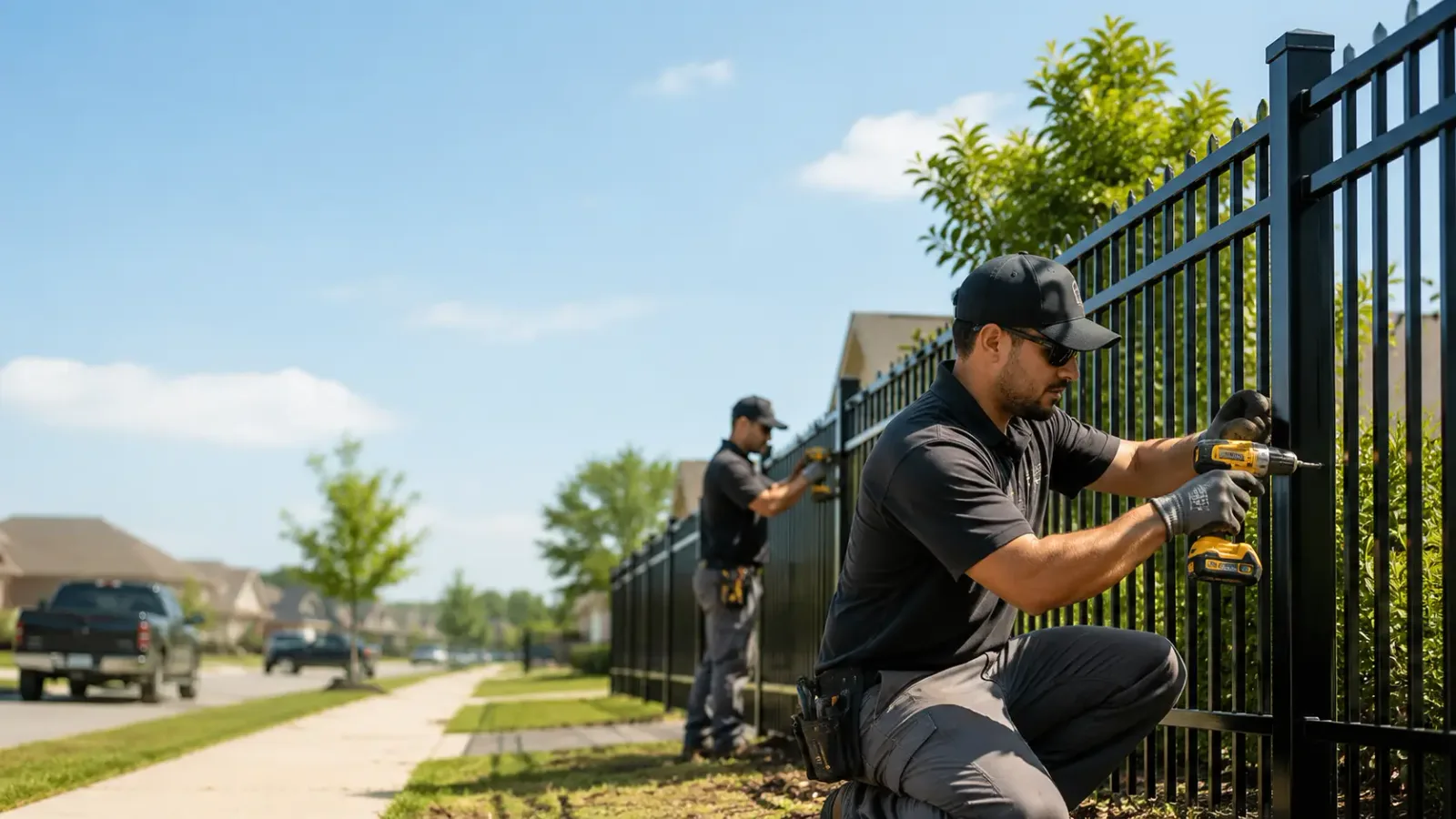 Metal Fence Installation in Niota, IL